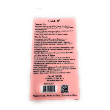 Cala Rose gold tweezer duo...