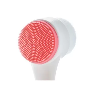 Cala Dual-action pink facial cleansing brush...