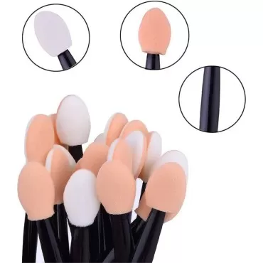 50 PCS Eyeshadow Brush, Disposable Eyeshadow Brush...