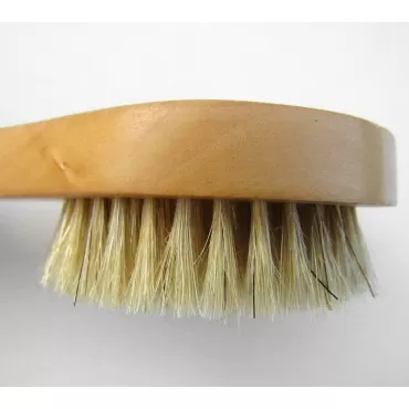 Dry Brushing Skin Brush with Short Handle, Exfolia...