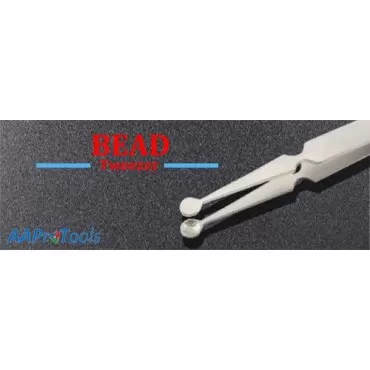 AAProTools Bead Ball Holding Tweezers 4 1/2 Pierci...