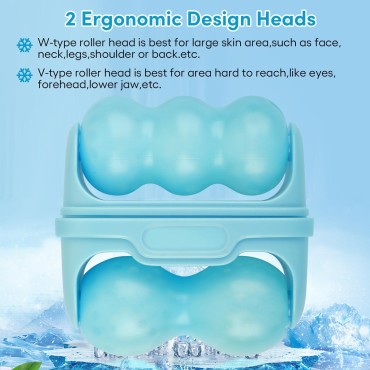 Fronnor Ice Roller for Face,Eyes,Women Gifts Idea,Therapeutic Cooling to Tighten Brighten Complexion and Reduce Wrinkles,Massager Under Eye Puffiness,Migraine and Pain Relidf