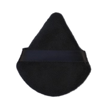 Triangle Powder Puff for Face, 6 Black Cotton Body...