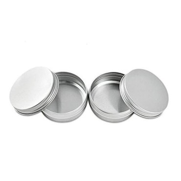 1 Oz 30 ML Gram Jar 12 pcs Silver Small Aluminum T...