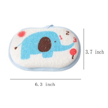 OBTANIM Baby Bath Sponge Soft Foam Scrubber Natura...