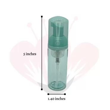 The Lash Co. (10 pieces) 60ml Foaming Pump Bottles Plastic Dispenser | Lash Shampoo, Soap (Mint Green)