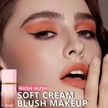 Soft Cream Blush Makeup,Smooth Cream Liquid Blush,...