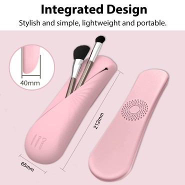 Silicone Travel Makeup Brush Holder, Upgrade Trend...