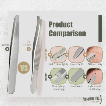 Abdul of Sialkot Eyebrow Tweezer Set for Women & M...