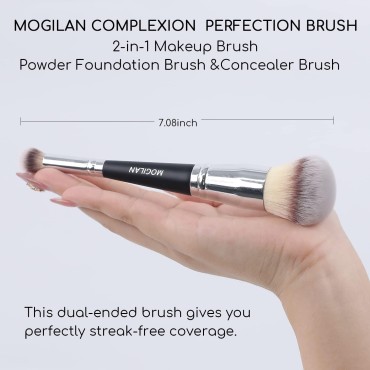 MOGILAN Makeup Brush Dual Ended Professional Found...