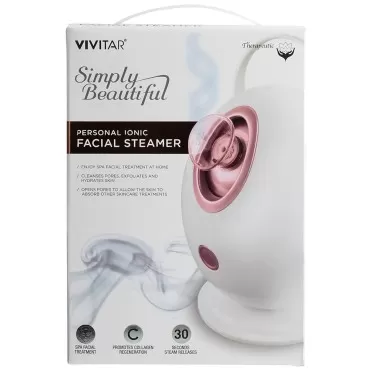 Vivitar PH-1852 Facial Steamer Hot Mist Steamer Fo...