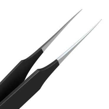 Ingrown Hair Tweezers | Pointed Tip | Black |Preci...