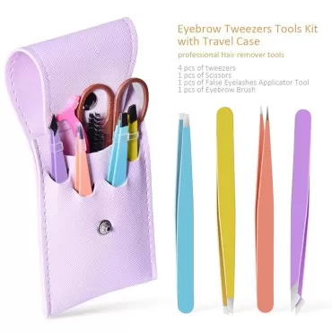 Eyebrow Tweezers Set,Precision Tweezers for Women ...