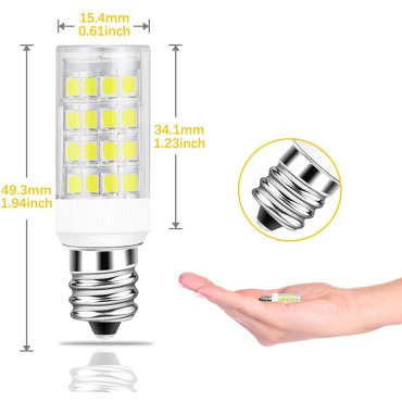 2Pack 4W LED Replacement Light Bulb for Cosmetic V...