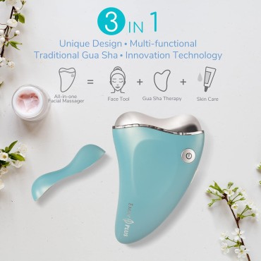 Emay plus Facial All in One Skin Massager, Gua Sha...