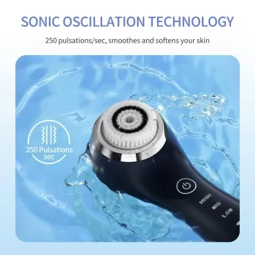 COSBEAUTY Sonic Facial Cleansing Brush Gentle Exfo...