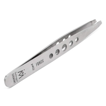 GERMANIKURE Professional Perforated Slanted Tweeze...