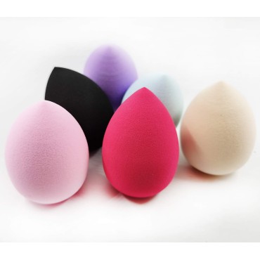 6pc Makeup Sponge Set Non Latex Waterdrop Beauty F...