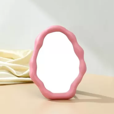 XPXKJ Alien Cloud Makeup Mirror,Irregular Wave Pat...