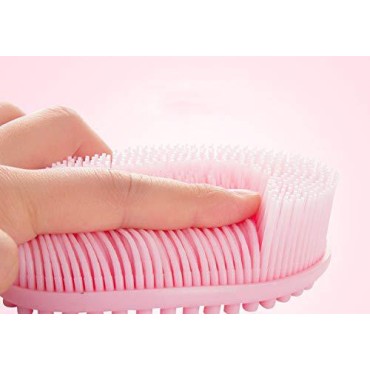WOIWO 1 PCS The Soft Silicone Exfoliating Shower C...