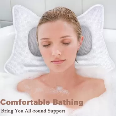 Bath Pillow for Tub , Bathtub Pillow Headrest Neck...