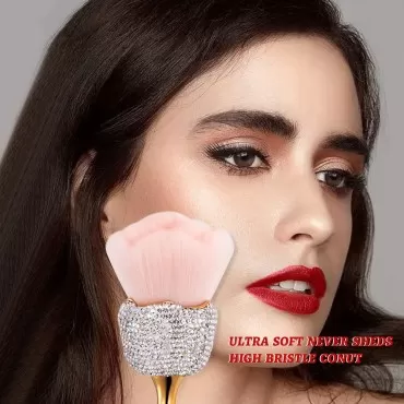 XhuangTech Bling Make Up Brush Crystal Makeup Trav...