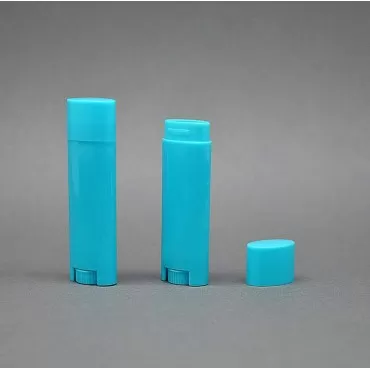 FZBNSRKO 5ml 25Pcs Empty Oval Deodorant Lip balm Tubes Containers Twist-up Refillable Containers for Lipstick,Chapstick,Homemade Lip balm,DIY Deodorants(Sky Blue)