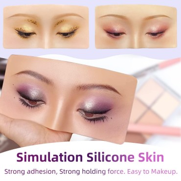 Makeup Practice Face Board Mannequin for Eyeshadow...