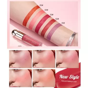 5Pcs Soft Liquid Blush Makeup, Beauty Blush Makeup...