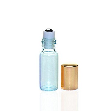 12Pcs 5ml Pearl Color Glass Roller Bottles Roll-on...