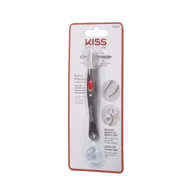 Kiss New York Tweezers (TWZ07 Slant Tip with Sucti...
