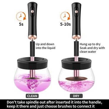 Fesmey Automatic Makeup Brush Cleaner Machine,Spin...