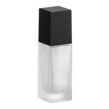 2 Pack 30ml/1 Oz Frosted Glass Foundation Bottle,E...