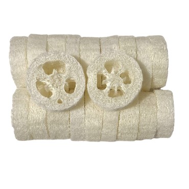 2cm Natural Loofah Cuts Loofah Slices for Soap Mak...