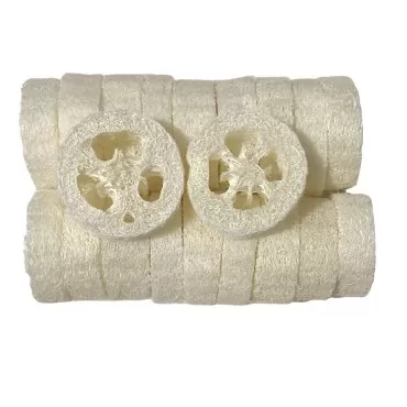 2cm Natural Loofah Cuts Loofah Slices for Soap Mak...