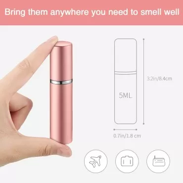 14 Pieces Travel Perfume Mini Refillable Spray Per...