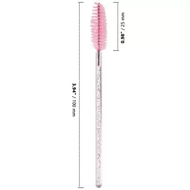 ZOENHOU 200 PCS Crystal Eyelash Brush, Disposable ...