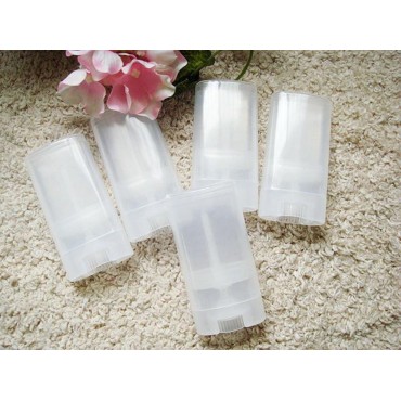 15ml Empty Oval Lip Balm Tubes Deodorant Container...