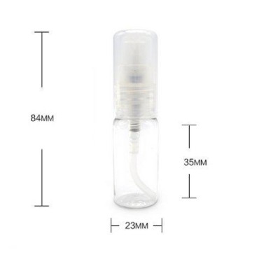 12Pcs Empty Refillable Clear Plastic Essential Oil...