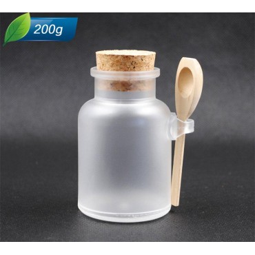 2 Pcs 200ml Empty Plastic Bath Salt Comestic Face ...