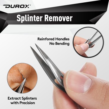 DUROX- Splinter Remover. Splinter Tweezers for Spl...