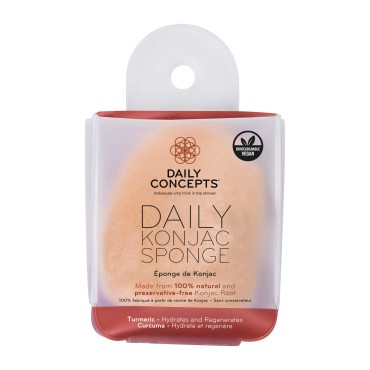 Daily Concepts Your Konjac Sponge, Turmeric...