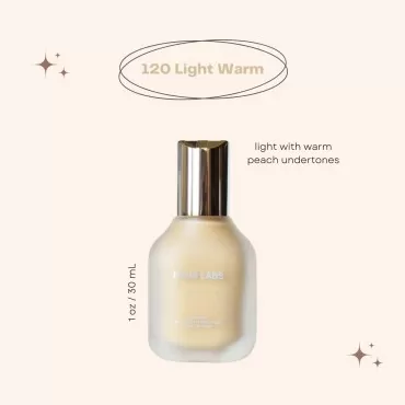 HAUS LABS BY LADY GAGA Triclone Skin Tech Medium Coverage Foundation with Fermented Arnica 120 Light Warm