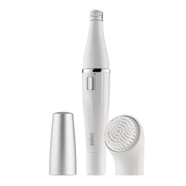 Braun Face Brush Normal Refills, Pack of 2 Replacement Brushes, Facial Cleansing Brush, Daily Pore Deep Cleansing and Make-Up Removal, SE80, White