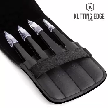 Kutting Edge Eyebrow Tweezers Set of 4 Pcs Profess...
