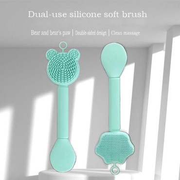 2-PIECE set double-ended silicone mask brush appli...