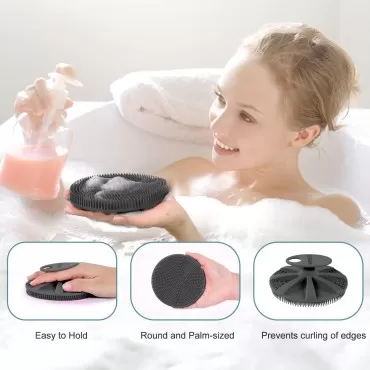 INNERNEED Food-Grade Soft Silicone Body Scrubber S...