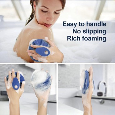 INNERNEED® Food-Grade Silicone Body Scrubber Exfol...