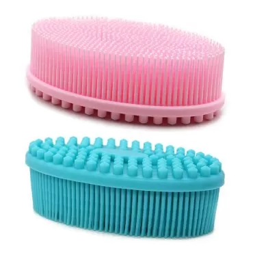 DNC Silicone Body Scrubber Exfoliating Bath Body B...