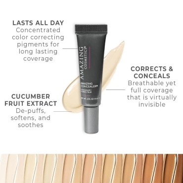 AmazingCosmetics Amazing Concealer, Full Coverage ...